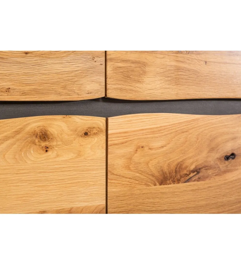 Komoda VIVENTE Living Edge 160 cm drewno dąb dziki