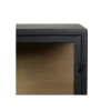 Komoda Witryna NEGRO 150 cm czarna