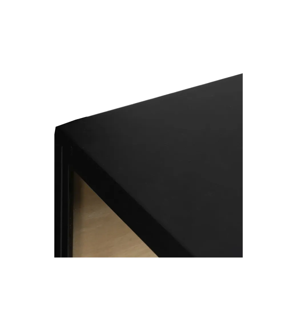 Komoda Witryna NEGRO 150 cm czarna