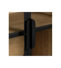 Komoda Witryna NEGRO 150 cm czarna
