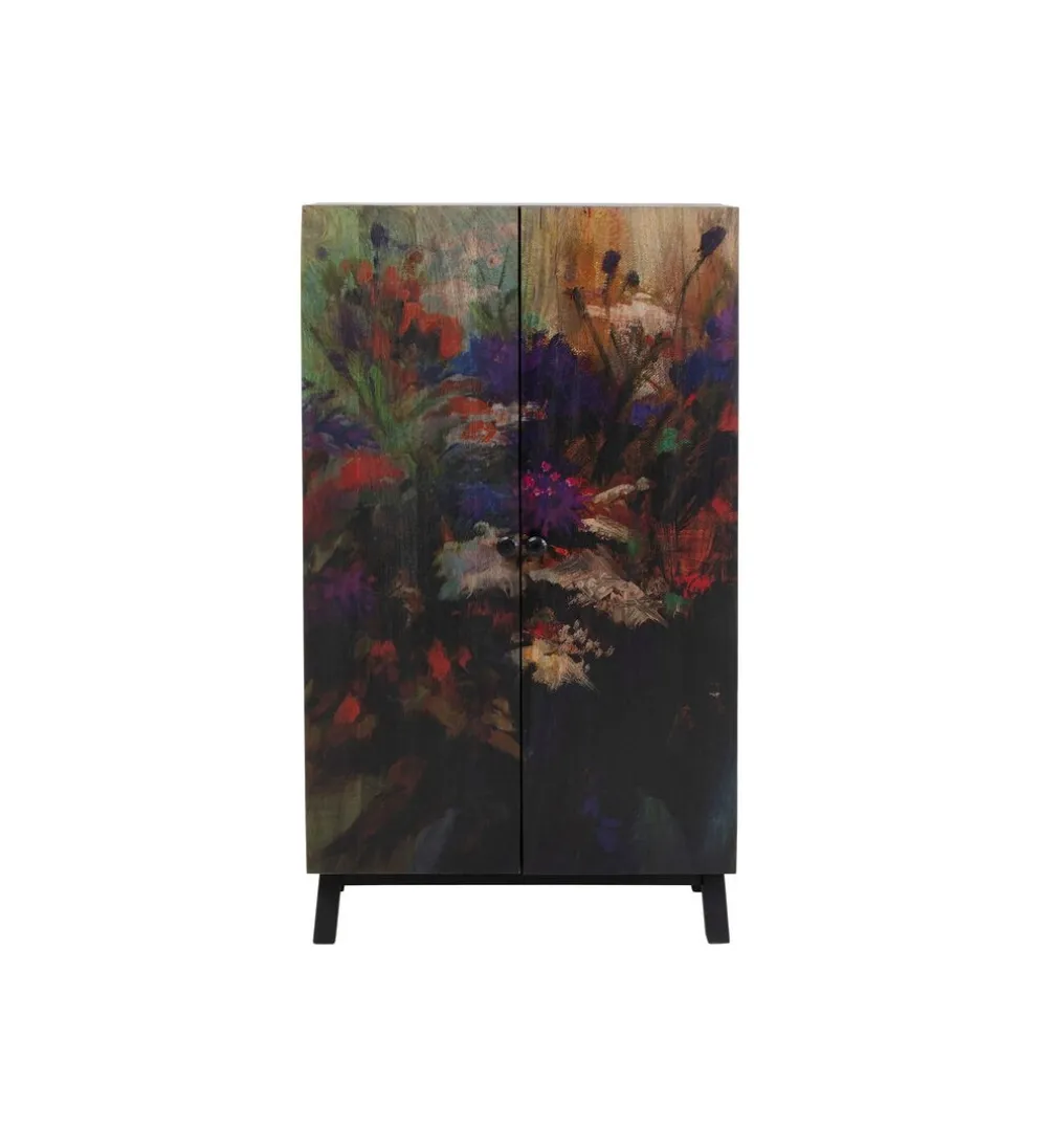 Komoda wysoka Fleur 140 cm wielokolorowa