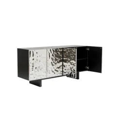Komoda wysoka NOORK 115 cm drewno mango