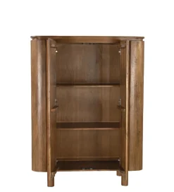 Komoda wysoka SALANO 150 cm drewno mango naturalna