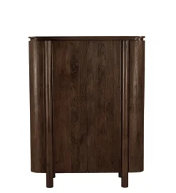 Komoda wysoka SALANO 150 cm drewno mango brązowa