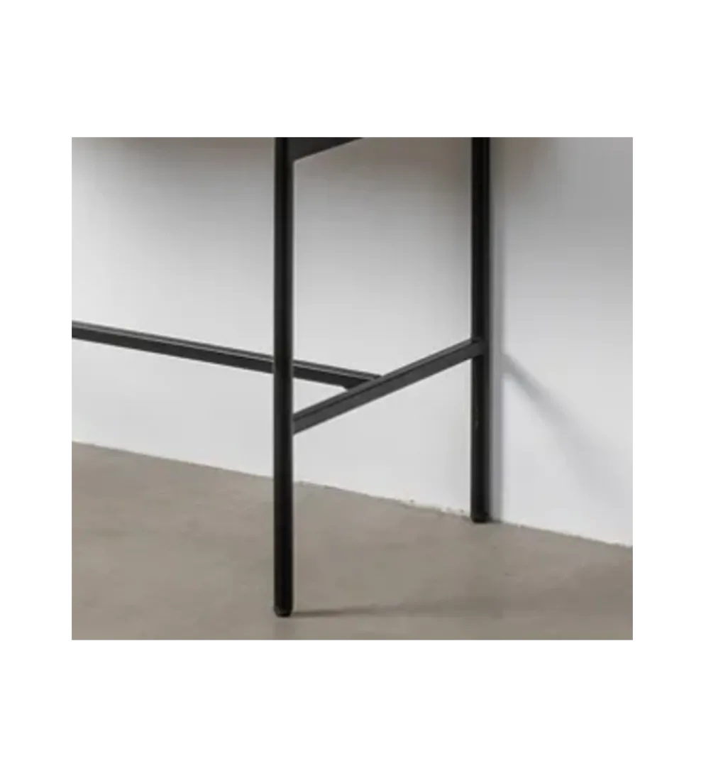 Komoda wysoka SINTRA 152 cm drewno kauczuk naturalna