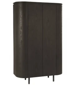 Komoda wysoka TOBAGO 180 cm czarna