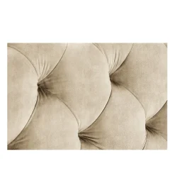 Łóżko MODERN BAROCK 180 x 200 cm welwet champagne