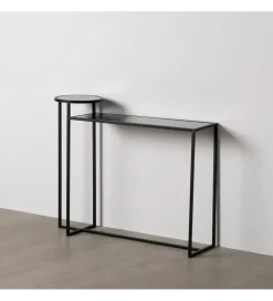 Konsola AGENRATA 101 cm czarna