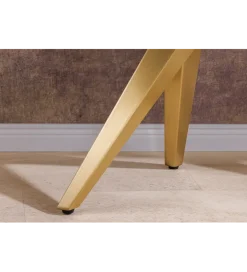 Konsola ART LIVING 140 cm blat z białego marmuru