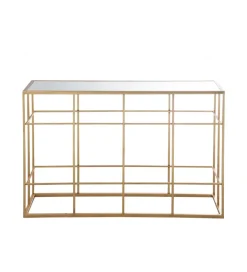 Konsola Bars 120 cm złota