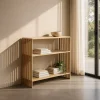 Konsola BELLAMONTE 85 cm drewno teak naturalna