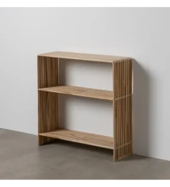 Konsola BELLAMONTE 85 cm drewno teak naturalna