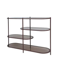 Konsola BRIX JILL 90 cm bordowa