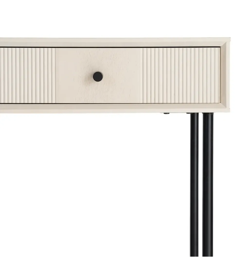 Konsola ENTARADA 90 cm kremowa