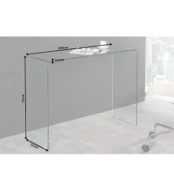 Konsola Fantome 100 cm szklana
