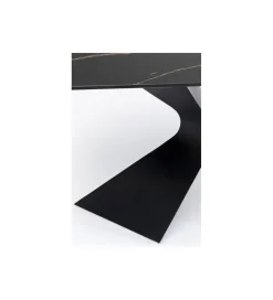 Konsola GLOYRIA 140 cm w optyce czarnego marmuru