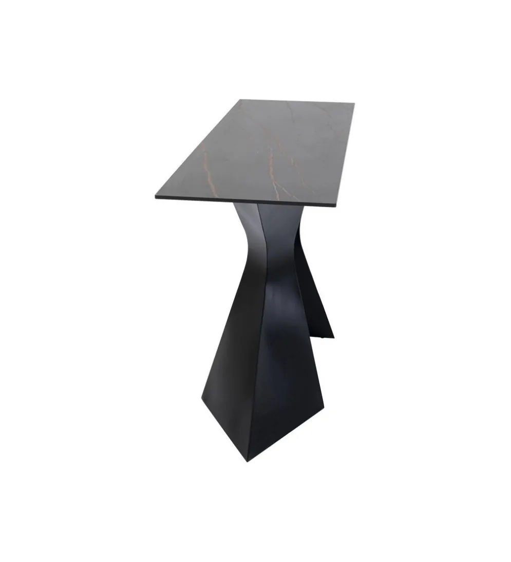 Konsola GLOYRIA 140 cm w optyce czarnego marmuru