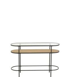 Konsola IVY 120 cm naturalna czarna