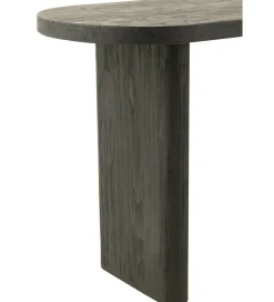 Konsola LEMONE 150 cm drewno teak czarna