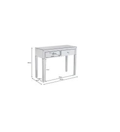 Konsola lustrzana LUXURY 100 cm