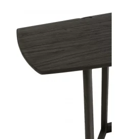 Konsola MATY 140 cm drewno czarna