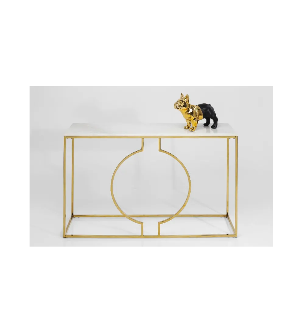 Konsola MIAMI LOFT 120 cm złota