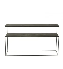 Konsola RECTANGLE 140 cm drewno czarne
