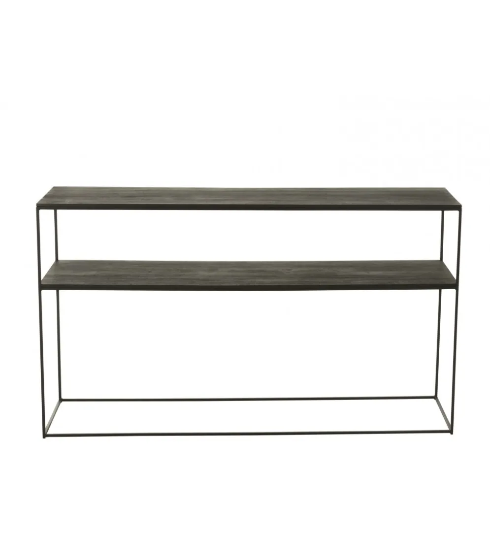 Konsola RECTANGLE 140 cm drewno czarne