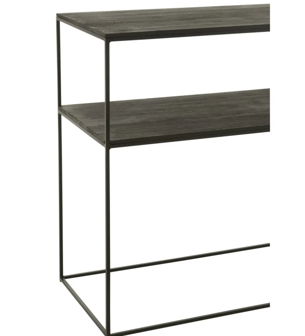 Konsola RECTANGLE 140 cm drewno czarne