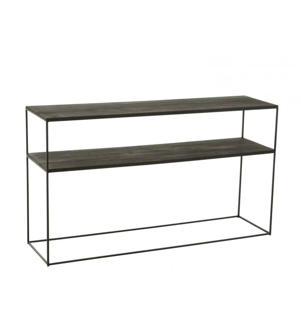 Konsola RECTANGLE 140 cm drewno czarne