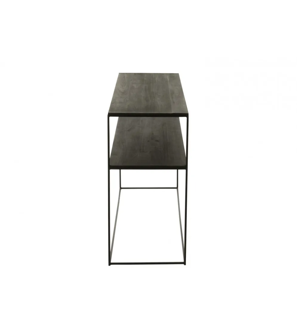 Konsola RECTANGLE 140 cm drewno czarne