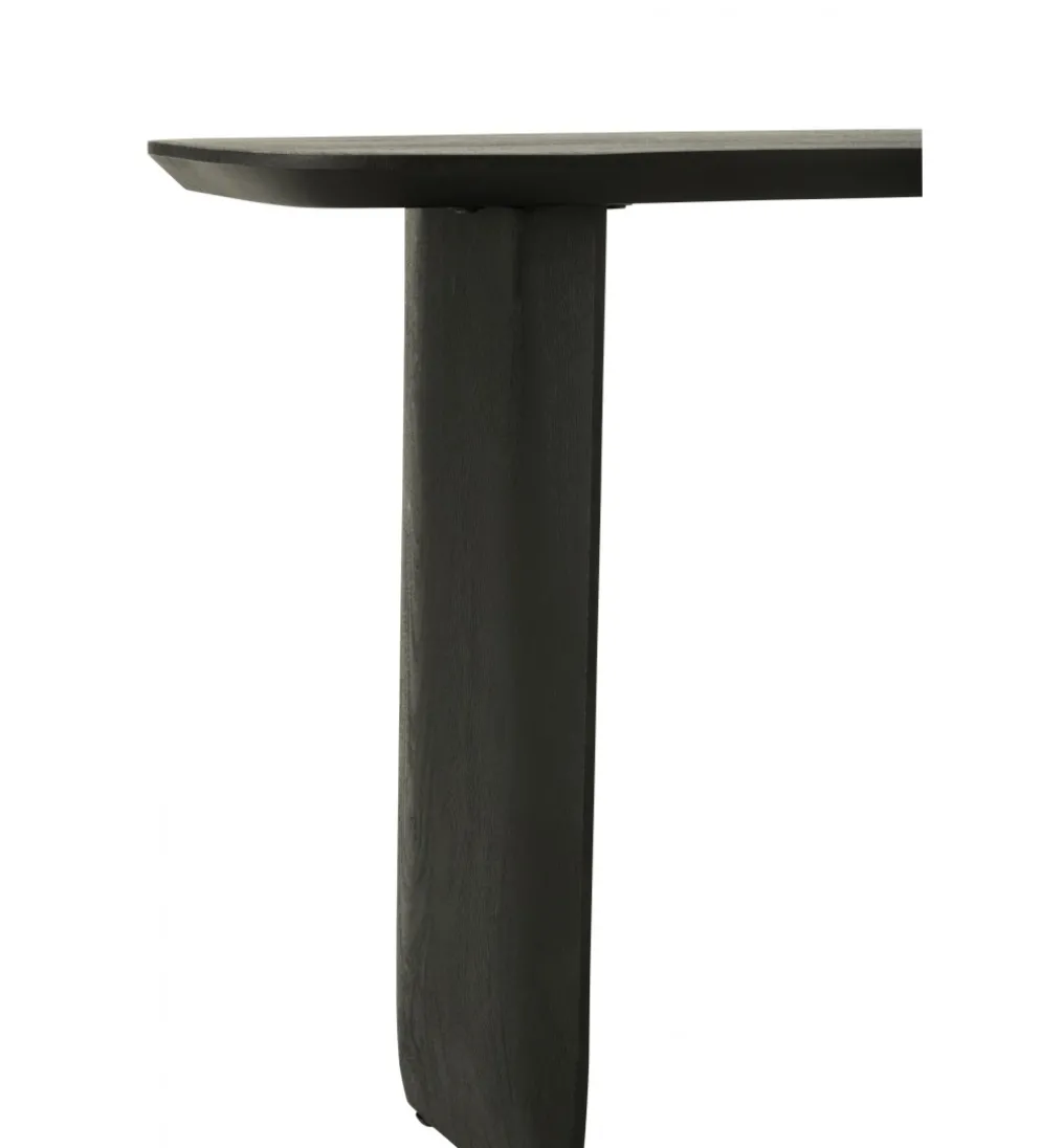 Konsola RETO 130 cm drewno akacja czarna