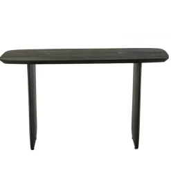 Konsola RETO 130 cm drewno akacja czarna