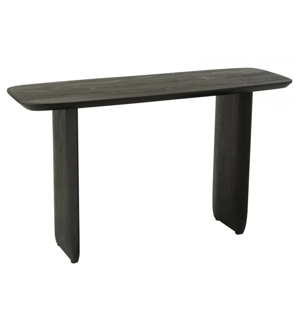 Konsola RETO 130 cm drewno akacja czarna