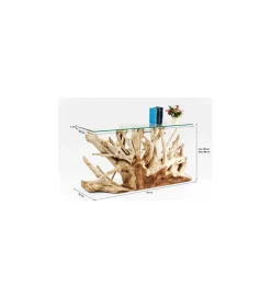Konsola ROOTS 150 cm drewno teak naturalna