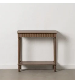 Konsola TEMPU 71 cm drewno sosna brązowy