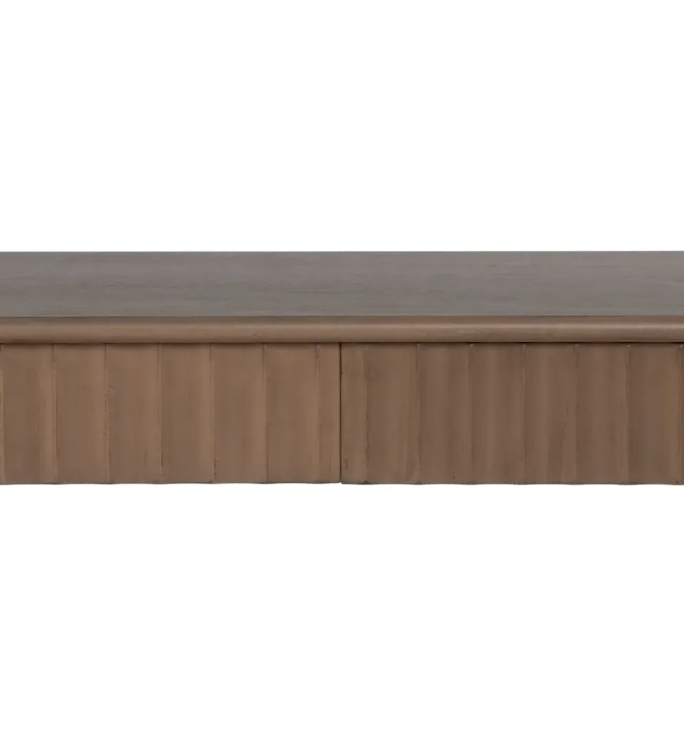Konsola TEMPU 90 cm drewno sosna brązowy outlet