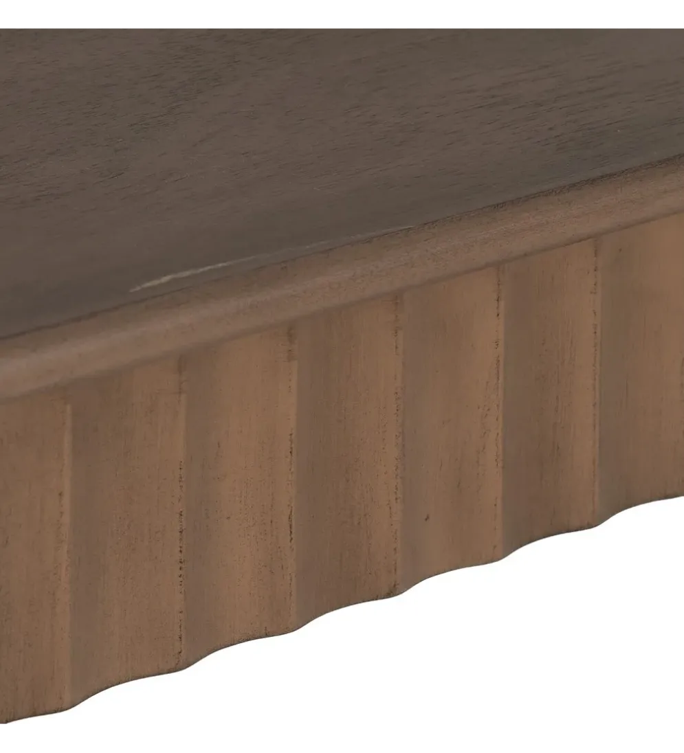Konsola TEMPU 90 cm drewno sosna brązowy outlet