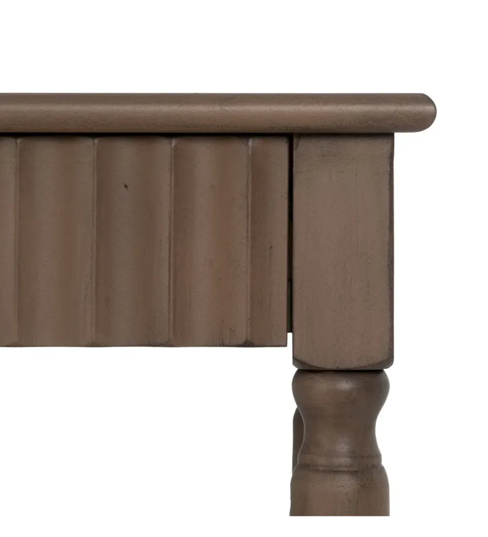 Konsola TEMPU 90 cm drewno sosna brązowy outlet