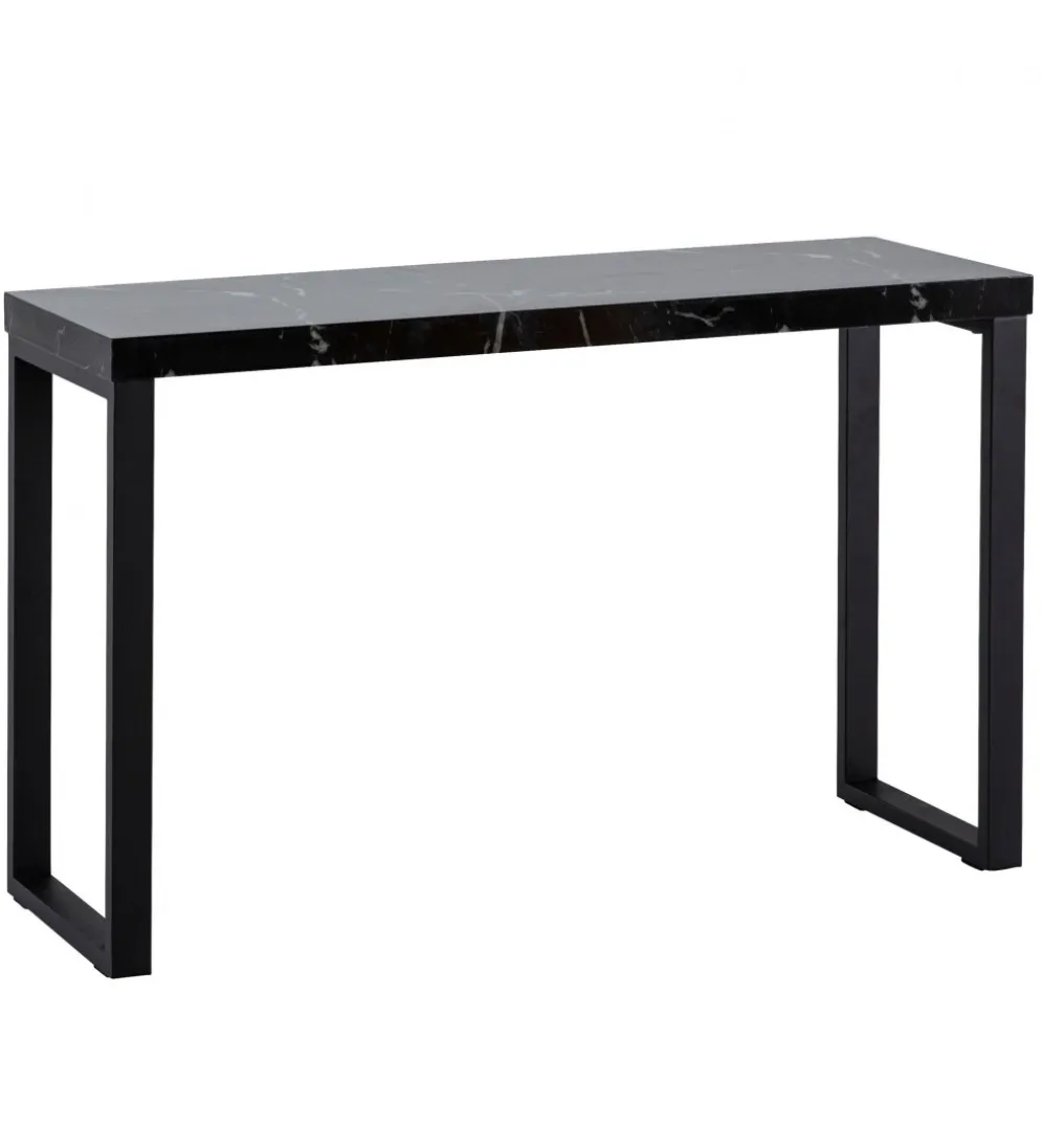 Konsola TOMLA 120 cm w optyce czarnego marmuru