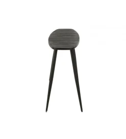 Konsola ZAMBIA 120 cm drewno teak czarna