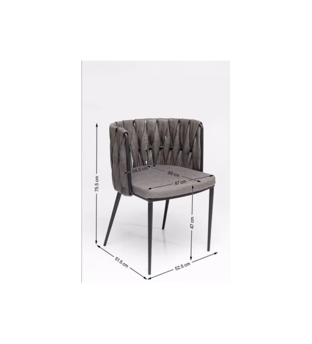Krzesło Armrest Cheerio z poduszką
