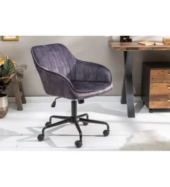 Krzesło biurowe Dutch Comfort ciemnoszare