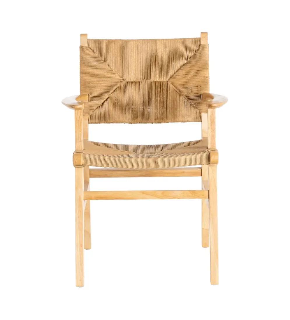 Krzesło BRAZOS 85 cm drewno kauczuk naturalne