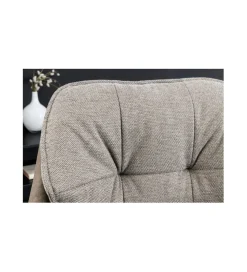 Krzesło CASAR Lounger obrotowe 180 stopni taupe