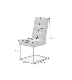 Krzesło Comfort ciemnoszare