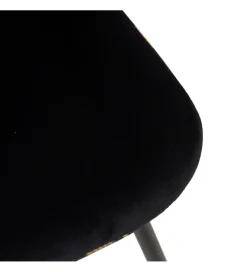 Krzesło DRABOS Kwiaty Czarne