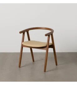 Krzesło EMYLY 76 cm kremowo brązowy