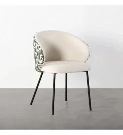 Krzesło ESTAMPADO 74 cm biało szare