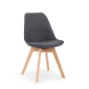 Krzesło K303 83 cm ciemne popielate
